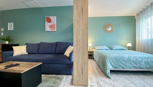 L'Appartement Jebari - Esprit loft Carcassonne proche cité médiéval et aéroport - Foto 3