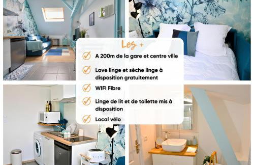 400m gare¢re ville, sèche linge, local vélo - Foto 9