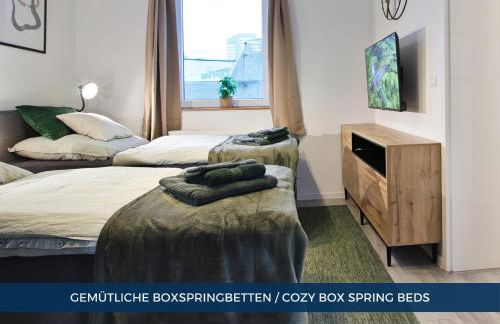 RtR Essen - Für bis zu 2 Personen - Voll ausgestattet - Balkon - Zentral Limbecker Platz - Messe - Uniklinikum - Smart TV - Modern - Photo 8