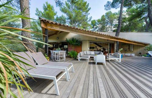 Japanese-Inspired Villa Facing Pic Saint-Loup - Foto 28