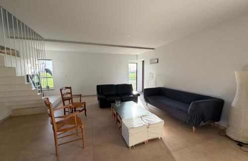 Le Pressoir, maison au calme, grand jardin, vue dégagée sur les champs, belle terrasse, 3 chambres, 2 sdb, 2 WC, parking privé, 5 kms de Bayeux et 7 kms plage d'Arromanches au coeur des plages du débarquement - Foto 28