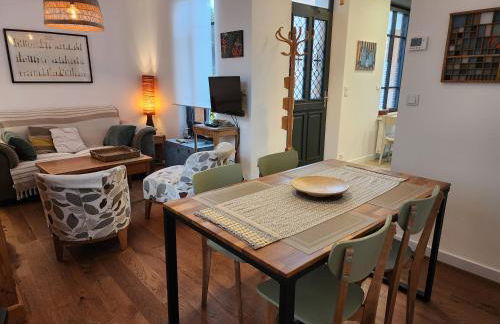 La Baigneuse maison avec jardinet et parking privé, à 200 m plage - Foto 7