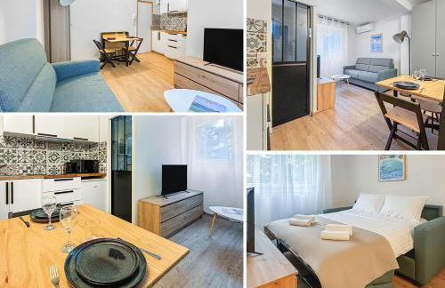 Studio rénové avec parking privé et plage - Foto 2