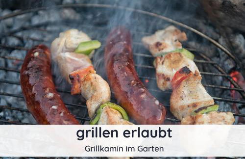 Der Fuchsbau - 3 separate Blockhäuser - ruhige Lage - 50m bis zum Wald - eingezäunter Garten - Foto 10