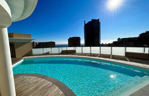 Luxueux Studio Neuf - Frontière Monaco - Piscine - Parking privé - Foto 4