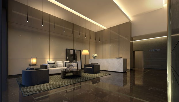 Zona de estar del vestíbulo