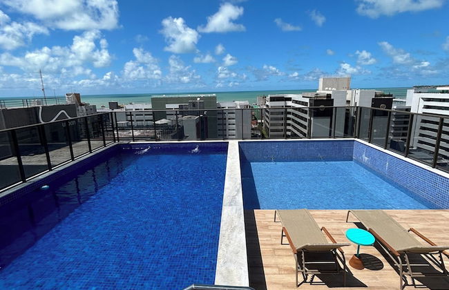 Melhores Flats - Agradável perto do mar - Foto 14