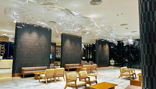 Sala de estar do lobby