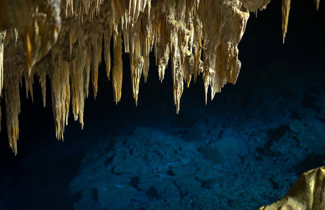 Visite guidée dans la grotte du Lac Bleu - Photo 5