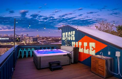 Twin Homes Hot Tub Rooftop Game Zone at Nashville - Foto 10