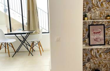 Studio climatisé, traversant avec verrière - Photo 9