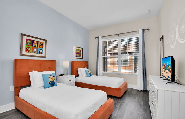 5 BR 6 BA Villa 5min Disneyworld Hot Tub BBQ - Foto 62