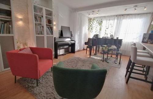 Lovely central flat with grand piano, family friendly - Foto 4