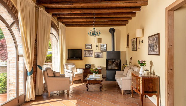 Coin salon dans le hall