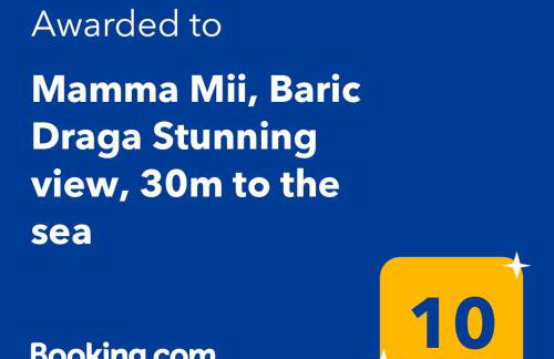 Mamma Mii, Baric Draga Stunning view, 30m to the sea - Photo 24