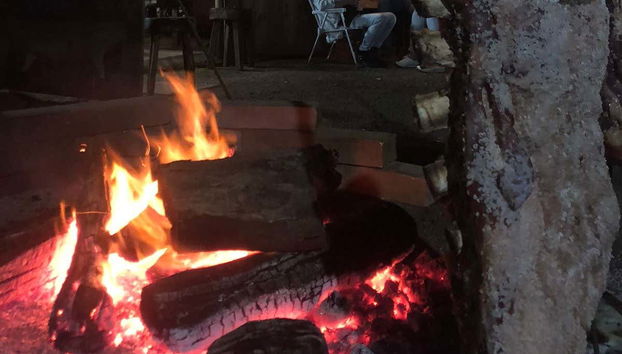 Fuoco pronto per l'arrosto