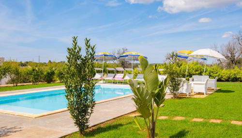 Villa Ciullo con Piscina Privata a Pescoluse by HDSalento - Foto 4, Garden, sunbed, Garden view