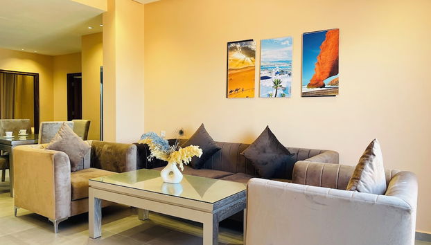 Zona de estar del vestíbulo