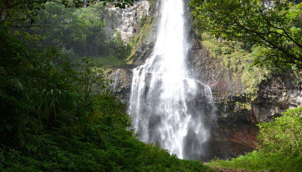 Witness an inredible waterfall at Três Forquilhas River