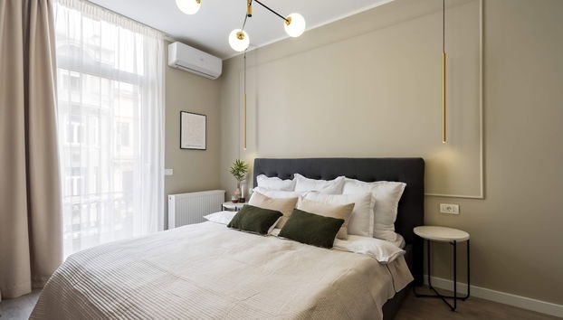 Elegant & Bright 2BR Condos - Steps from Old Town - Foto 5, Habitación