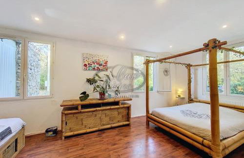 Superbe bergerie en cœur de foret avec piscine privée lac rivière cascades - Foto 15