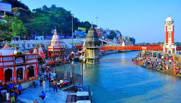 Rio Ganges em Haridwar
