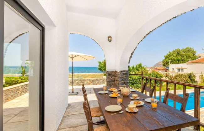 Platanias Beachfront Villa Elsa-90m To Main Square - Foto 37