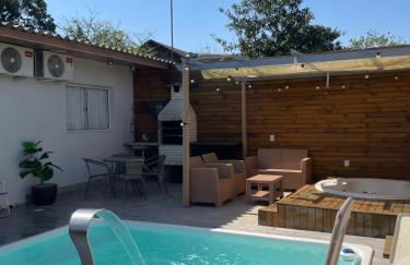 Casa com piscina e hidro, a 8 min da praia do sonho, Palhoça - Foto 3