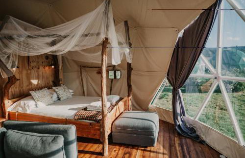 Dome Meadow 5 With Outdoor Tub At Tapnell Farm - Foto 3