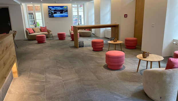 Zona de estar del vestíbulo