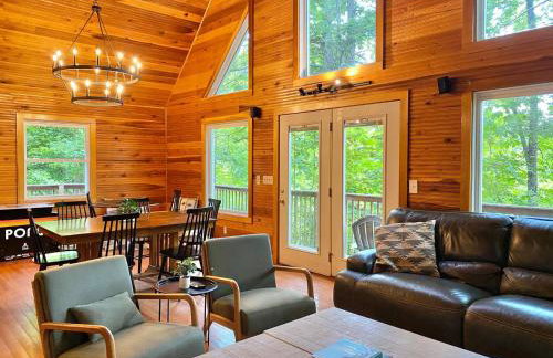 14 Guest 7 Bed 4 BR Lakefront Cabin w Hot Tub - Foto 36