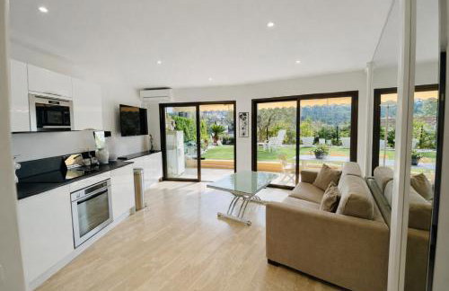 Appartement La Napoule 2 chambres terrasse, jardin classé 3 étoiles - Foto 17