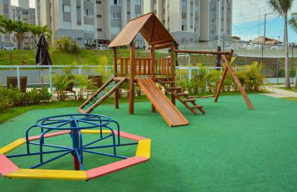 Apartamento novo com piscina 2 quartos self check-in perto do shopping - Foto 30