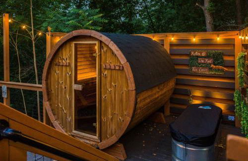 Fox&Hound Cabin: Cold Plunge, Sauna, Hot Tub, Dogs - Foto 11