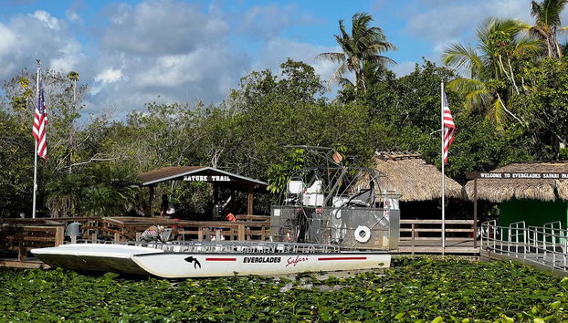 Airboat no Parque Everglades