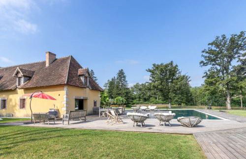 Villa avec piscine en forêt, 2H Paris, 6 Chambres - Foto 7