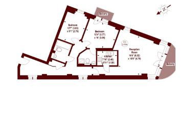 Beautiful 2Bd 2Bth Chiswick Apartment with AC and Private Balcony - Foto 35