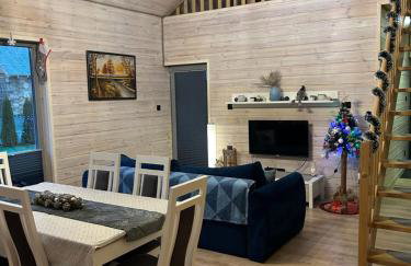 Mazury Dom Oluś nad jeziorem Sasek Wielki z gorącą balia z funkcją jakuzzi - Foto 14