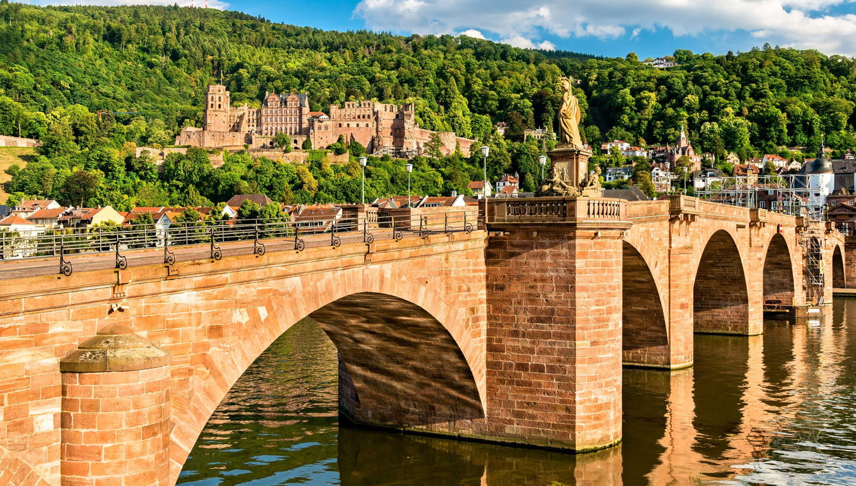 Excursão a Heidelberg de trem