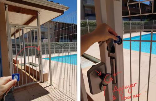 Studio côté Metro avec Piscine et Parking gratuit - Foto 11