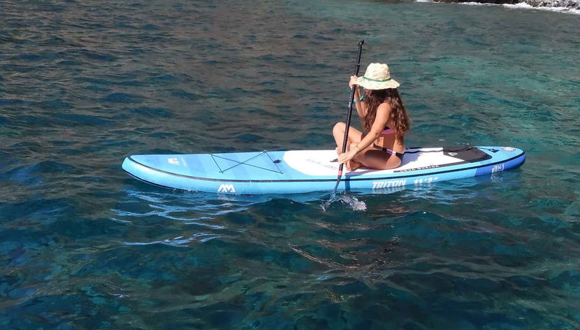 Enjoying the Paddle Surf Hire