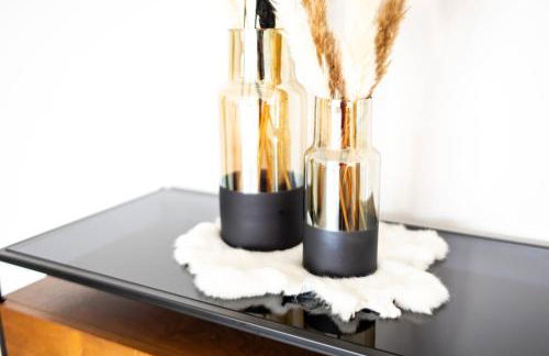 Design Apartment zentral für 6 in Andernach: Ausblick, WiFi, Küche - Foto 14