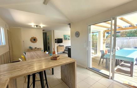 VILLA CASA KOKO 10 PERS piscine chauffée, pétanque, ping pong VIEUX-BOUCAU - Foto 17