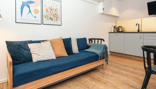 4 Person Holiday Home in Glesborg - Foto 4, Zona de estar