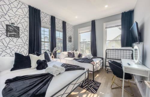 Stylish Secret, 1 FREE Parking, Sleeps 8, Walk to train and Red Bull Arena, 20 Percent OFF - Foto 24