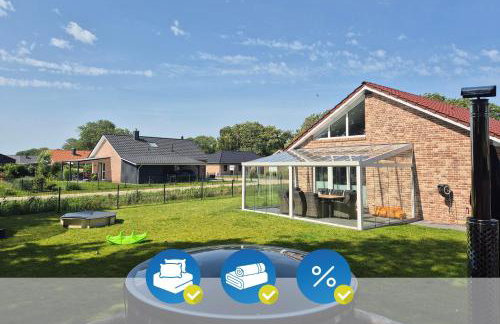 Neues Ferienhaus mit riesem Garten und Sauna und Pool - Foto 1