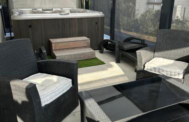 Belle Maison MALOU climatisée calme, piscine, jacuzzi 3km plage Labenne Capbreton - Foto 54