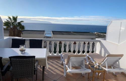 Ocean Pearl, luxuriöses Haus, Meerblick, große Sonnenterrasse, Teneriffa Süd, Los Gigantes, 600m zum Strand, 200m zum Ort, ruhig - Foto 9