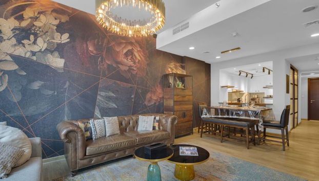 Manzil - Stylish 2BR nr Metro Station Al Jaddaf - Foto 2, Habitación