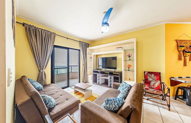 Apto em Mongaguá Prédio frente mar - Foto 8